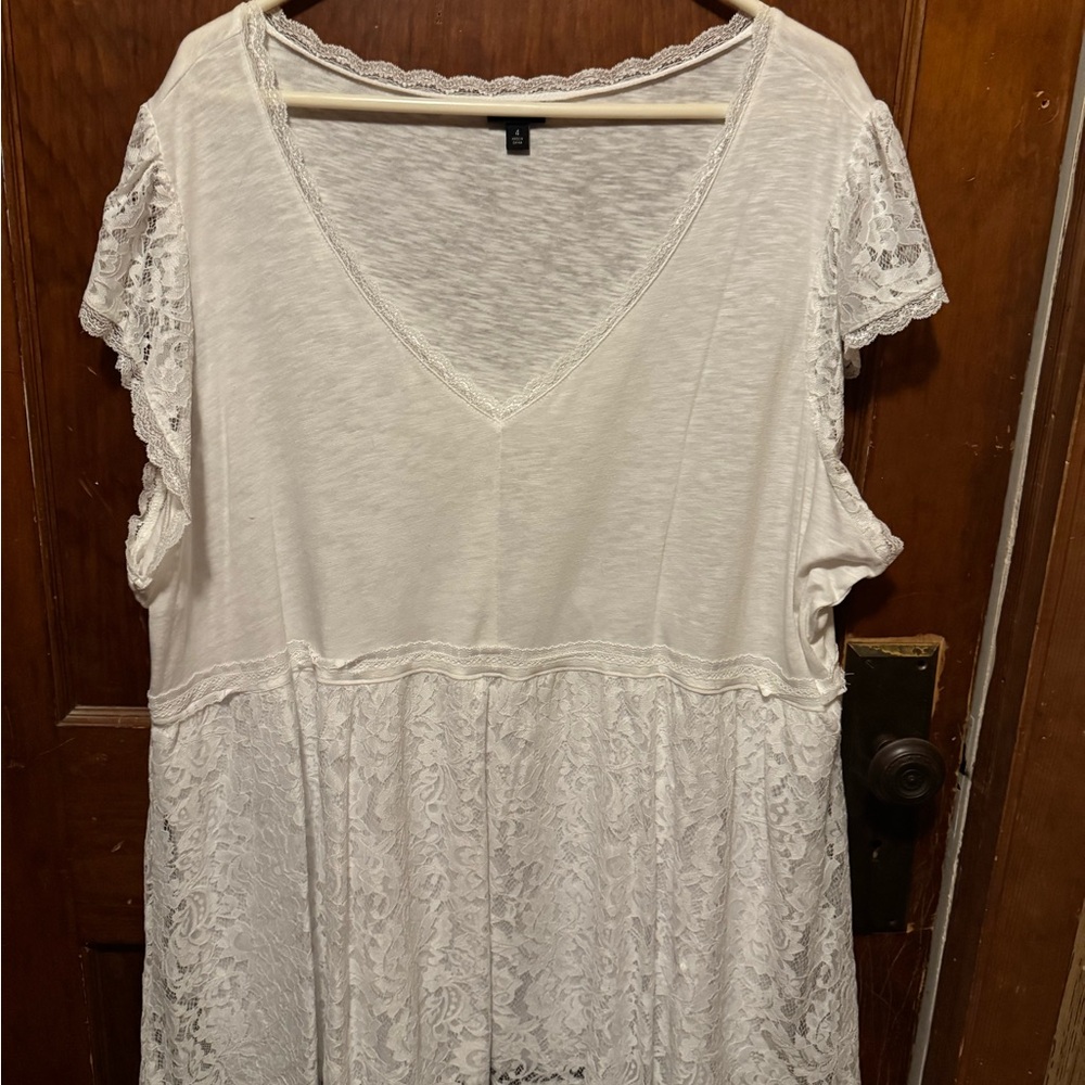 Elegant White Lace Women's Top Torrid